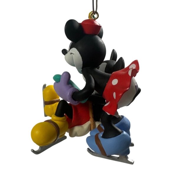 Disney Hallmark Keepsake Ornament Mickey & Minnie "New Pair Of Skates" 1997 - Picture 2 of 10